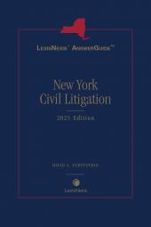 LexisNexis AnswerGuide: New York Civil Litigation cover