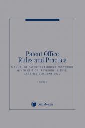 Manual of Patent Examining Procedure cover