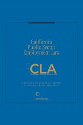 California Public Sector Employment Law cover