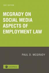 McGrady on Social Media Aspects of Employment Law cover