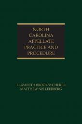 Book cover of North Carolina Appellate Practice and Procedure
