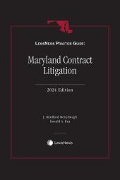 LexisNexis Practice Guide: Maryland Contract Litigation cover