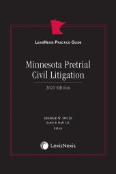 LexisNexis Practice Guide: Minnesota Pretrial Civil Litigation cover
