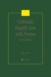 Colorado Family Law with Forms cover