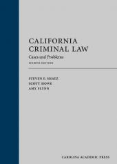 California Criminal Law: Cases and Problems cover
