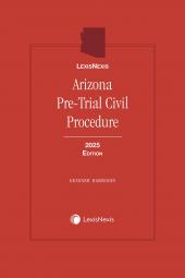 Arizona Pre-Trial Civil Procedure cover