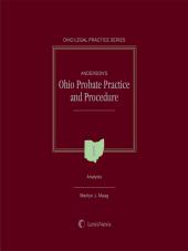 Anderson's Ohio Probate Practice and Procedure cover