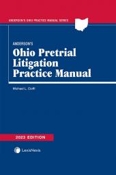 Anderson's Ohio Pretrial Litigation Practice Manual cover
