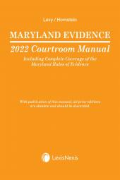 Maryland Evidence Courtroom Manual cover