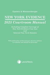 New York Evidence Courtroom Manual cover