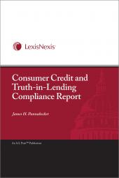Pratt's Consumer Credit and Truth-in-Lending Compliance Report cover