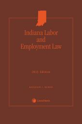 Indiana Labor and Employment Law cover