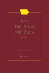 Iowa Family Law with Forms cover