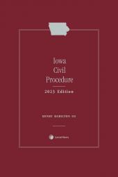 Iowa Civil Procedure cover