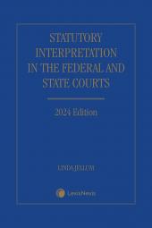 Statutory Interpretation in the Federal and State Courts cover