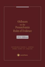Ohlbaum on the Pennsylvania Rules of Evidence cover