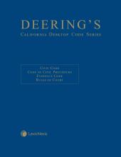 Deering's California Desktop Code Series, Civil Practice Code Softbound cover