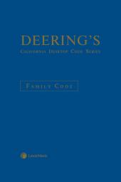 Deering's California Desktop Code Series, Family Code Softbound cover