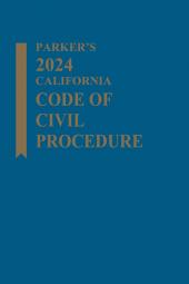 Parker's California Code of Civil Procedure cover
