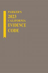 Parker's California Evidence Code cover