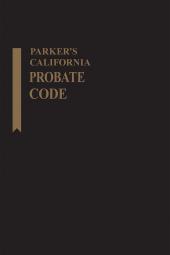 Parker's California Probate Code cover