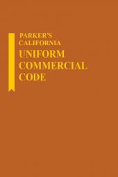 Parker's California Uniform Commercial Code cover