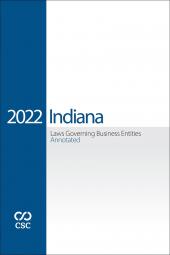 CSC® Indiana Laws Governing Business Entities Annotated cover