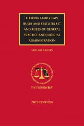 Florida Family Law Set (Rules and Statutes) cover