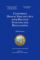 California Dental Practice Act cover