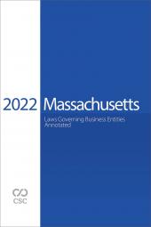 CSC® Massachusetts Laws Governing Business Entities Annotated cover