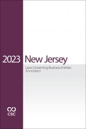 CSC New Jersey Laws Governing Business Entities Annotated cover