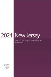 CSC New Jersey Laws Governing Business Entities Annotated cover