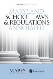 Maryland School Laws and Regulations Annotated cover