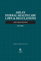 AHLA Federal Health Care Laws and Regulations (Non-Members) cover