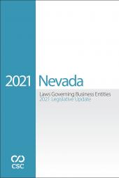 CSC® Nevada Laws Governing Business Entities Legislative Update cover