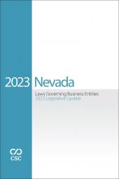 CSC Nevada Laws Governing Business Entities Legislative Update  cover