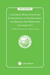 California Speech-Language, Pathology, Audiology & Hearing Aid Dispensers cover
