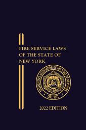FASNY Fire Service Laws of the State of New York (Members Only) cover