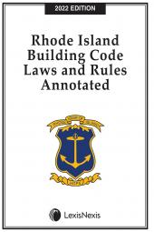 Rhode Island Building Code Laws and Rules Annotated cover