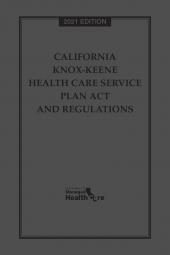 California Knox-Keene Health Care Service Plan Act and Regulations cover