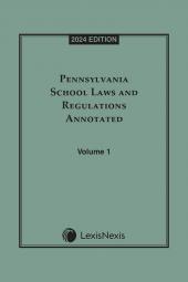 Pennsylvania School Laws and Regulations Annotated cover