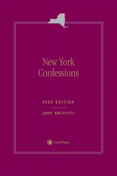 New York Confessions cover
