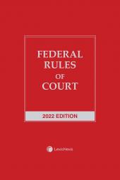 Federal Rules of Court cover