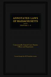 ALM Mini Set - Ch. 1-29D: Commonwealth; General Court Statutes; Officers & Departments cover