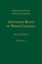 Annotated Rules of North Carolina cover