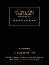 USCS Bankruptcy Set:  Title 11 cover