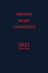 Virginia Rules Annotated cover