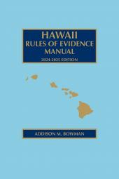 Hawaii Rules of Evidence Manual cover