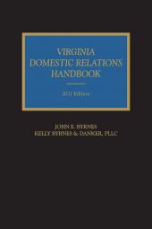 Virginia Domestic Relations Handbook cover