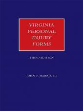 Virginia Personal Injury Forms cover